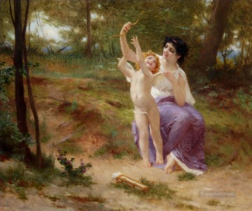 Cupido desarmado Guillaume Seignac Pinturas al óleo